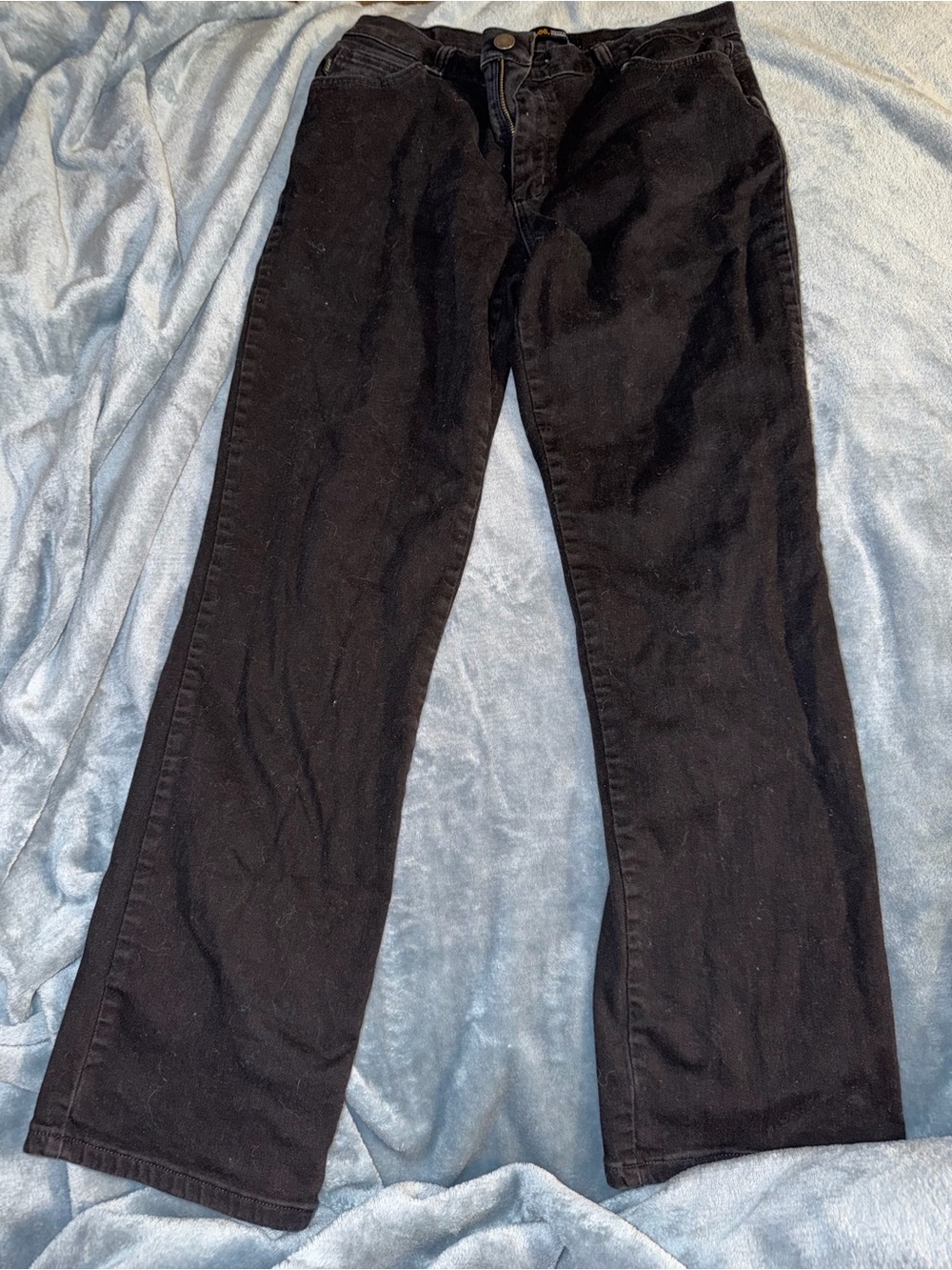 Lee Women's Straight Leg Jeans in Black